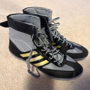 Adidas Black and Gold boxing Shoes